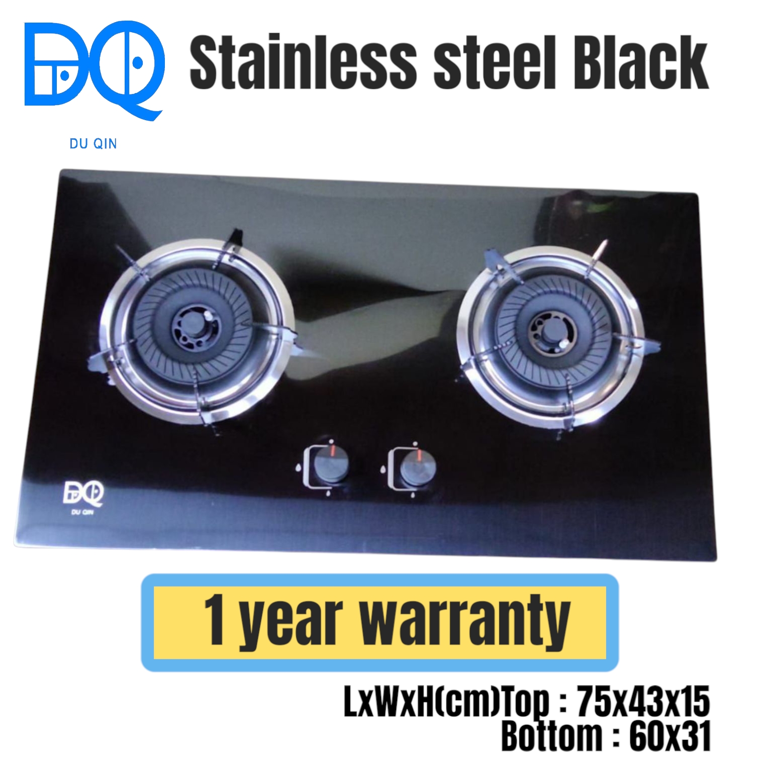 Stainless Steel Built-in Hob Gas Cooker Stove Dapur Gas (M:N)